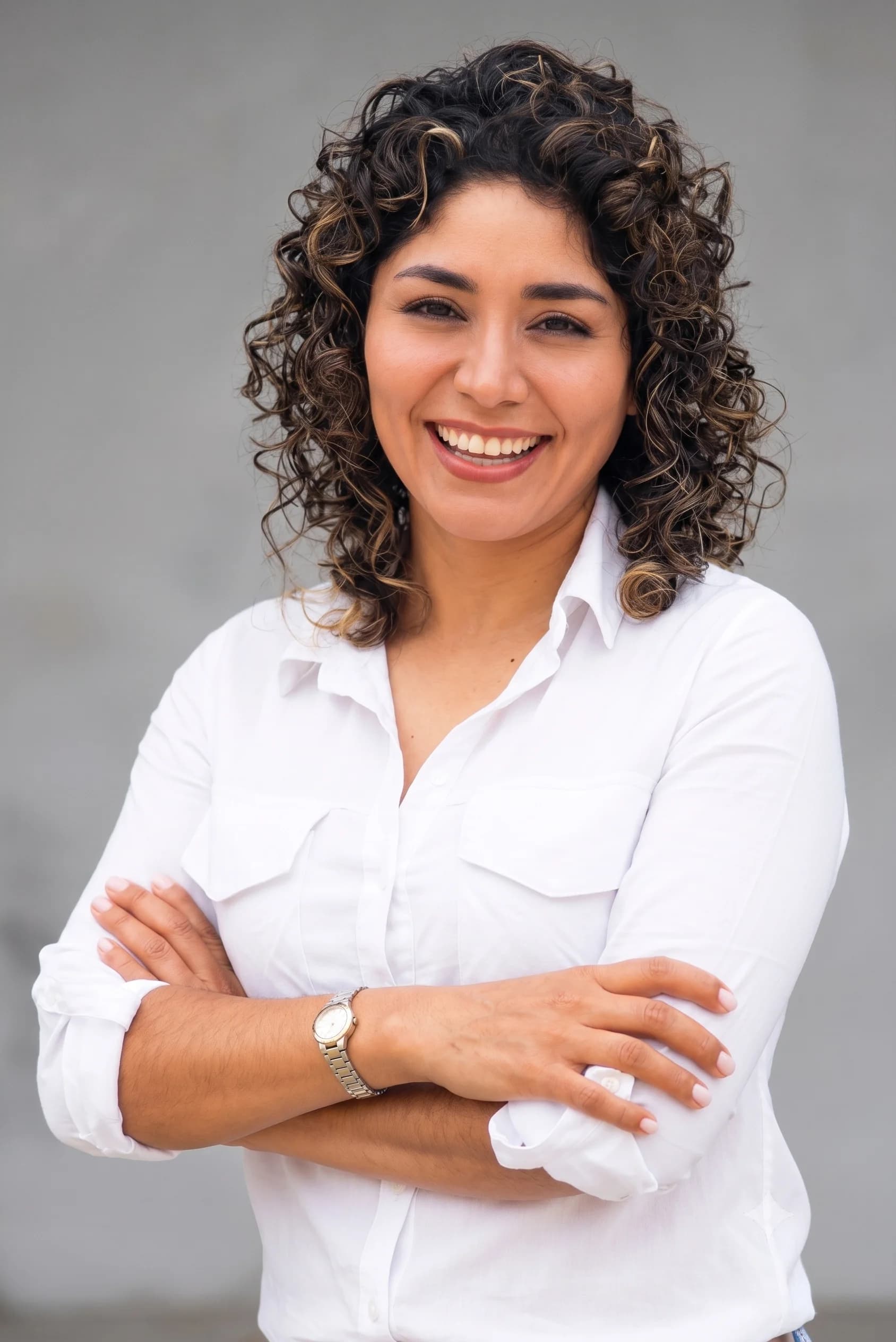 Fotografía de la candidata Karen Acevedo