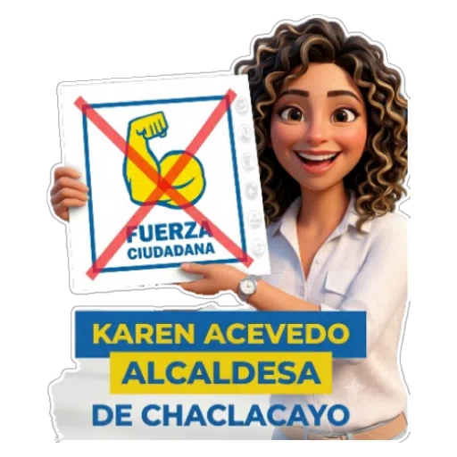 Sticker oficial de Karin Acevedo 4